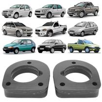 Par calço lift elevar levantar mola suspensão dianteira doblo idea palio palio weekend siena strada geração 1 (2,5cm)