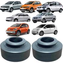 Par calço lift elevar levantar mola suspensão traseira crossfox fox spacefox 03/22 - polo golf 03/15 - vw up 14/22 (3cm)