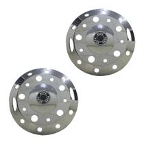 Par Calota Americana Caminhão Mb 1113 Aro 20 10f C/camara Par Calota Americana Caminhão Mb 1113 Aro 20 10f C/camara