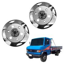 Par calota americana caminhao mb 709 912 sprinter aro 16 6f