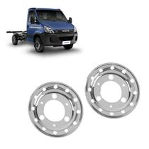 Par Calota Americana Dianteira Aro 17,5 p Iveco Daily Agrale Par Calota Americana Dianteira Aro 17,5 p Iveco Daily Agrale