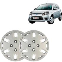 Par Calota Aro 14 Ka 11/12 Encaixe Parafuso Cubo Baixo Prata