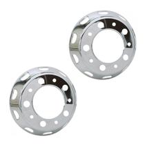 Par calota aro 22,5 americana caminhão mb vw ford aberta 10f Par calota aro 22,5 americana caminhão mb vw ford aberta 10f