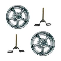 Par calota traseira caminhão 3/4 aro 17,5 completo helice 5p Par calota traseira caminhão 3/4 aro 17,5 completo helice 5p