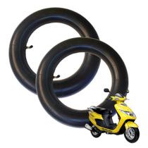 Par Câmara De Ar Moto 3.5010 Aro 10 Burgman Bico Curvo Tr87 Par Câmara De Ar Moto 3.5010 Aro 10 Burgman Bico Curvo Tr87