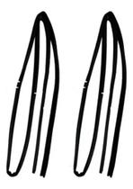 Par Canaleta Vidro Porta Dianteira Brasilia 73/82 S/pestana