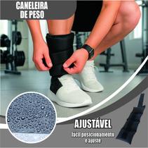 Par Caneleira PVC de Peso 2kg, 5kg e 10kg Academia Tornozeleira Fisioterapia Musculação Exercício