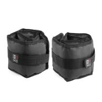 Par Caneleira Tornozeleira de Peso 1 kg Profissional WON Preto Treinar em Casa Academia Funcional