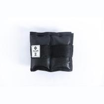 Par Caneleira Tornozeleira Emborrachada Alux Preto 2kg Par Caneleira Tornozeleira Emborrachada Alux Preto 2kg