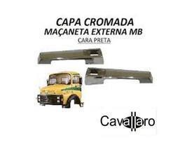 Par Capa Cromada Macanetas Exernas Mb 1113 2013 Cara Preta