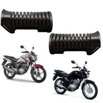 Par capa do estribo borracha pedaleira dianteira smartfox honda cg titan 150 cg 125 150 cg125