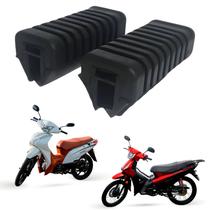 Par capa do estribo borracha pedaleira dianteira smartfox shineray jet 50 jet 125 jet x phoenix 50