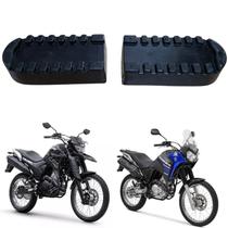 Par capa do estribo borracha pedaleira dianteira smartfox xtz 125 crosser 150 xtz lander tenere 250