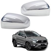 Par Capa do Retrovisor Cromada Fiat Toro 2016 2017 2018 2019 2020 2021 2022 2023 2024 2025 Original