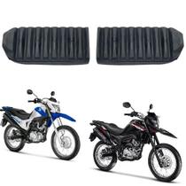 Par capa estribo borracha pedal honda nxr bros 160 2016 a 2025