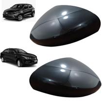 PAR Capa Retrovisor Argo CRONOS Sem Furo PRETO VULCANO PAR Capa Retrovisor Argo CRONOS Sem Furo PRETO VULCANO