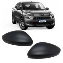 Par Capa Retrovisor Citroen Basalt 2025 Preto Fosco Original