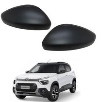 Par Capa Retrovisor Citroen C3 2022 2023 2024 2025 Preto Fosco Original