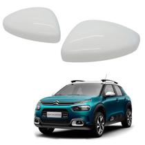 Par Capa Retrovisor Citroen C4 Cactus 2018 2019 2020 2021 2022 2023 2024 Branco Banquise Original