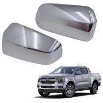 Par Capa Retrovisor Cromada Ford Ranger 2024 2025 Original
