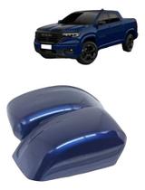 Par Capa Retrovisor Dogde Rampage 2021/2025 Azul Patriot Par Capa Retrovisor Dogde Rampage 2021/2025 Azul Patriot