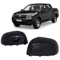 Par Capa Retrovisor Duster Oroch 2016 2017 2018 2019 2020 Preto Nacré Original