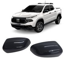 Par Capa Retrovisor Fiat Toro 2016 2017 2018 2019 2020 2021 2022 2023 2024 2025 Preto Shadow