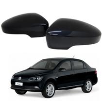 Par Capa Retrovisor Gol 2013 2014 2015 2016 2017 2018 2019 2020 2021 2022 2023 Preto Ninja Original