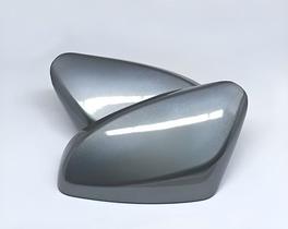 Par Capa Retrovisor Hb20 2013/2018 C/furo Cinza Titanium Cor:Cinza Titanium