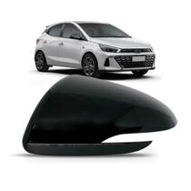 PAR CAPA RETROVISOR HB20 COM FURO PISCA 2020 a 2023 PAR CAPA RETROVISOR HB20 COM FURO PISCA 2020 a 2023