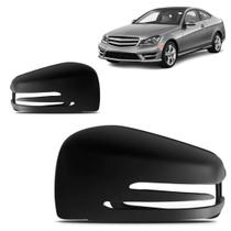 Par Capa Retrovisor Mercedes C180/200 2008 a 2014 Com Furo Par Capa Retrovisor Mercedes C180/200 2008 a 2014 Com Furo