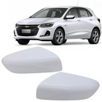 Par Capa Retrovisor Onix 2020 2021 2022 2023 2024 2025 Branco Summit Sem Furo Sensor Par Capa Retrovisor Onix 2020 2021 2022 2023 2024 2025 Branco Summit Sem Furo Sensor