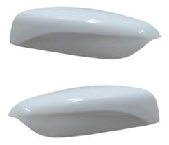 Par Capa Retrovisor Onix 2020 Até 2024 Sem Furo Branco Par Capa Retrovisor Onix 2020 Até 2024 Sem Furo Branco