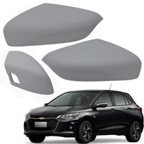Par Capa Retrovisor Onix Plus 2020 2021 2022 2023 2024 2025 Primer Com Furo Sensor Original