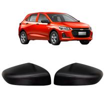 Par Capa Retrovisor Onix Plus 2020 2021 2022 Preto Com Furo Para Sensor Par Capa Retrovisor Onix Plus 2020 2021 2022 Preto Com Furo Para Sensor