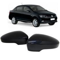 Par Capa Retrovisor Polo Sportline 2012 2013 2014 Preto Ninja Original