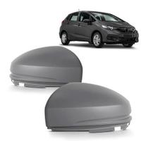 Par capa retrovisor s/furo pisca c/primer fit 2014 a 2021