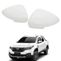 Par Capa Retrovisor Strada Freedom Branco Banchisa Com Furo 2021 2022 2023 2024 2025 Original