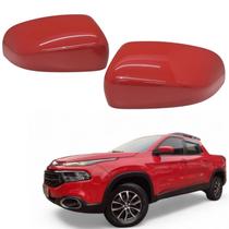 Par Capa Retrovisor Toro 2016 2017 2018 2019 2020 2021 2022 2023 2024 2025 2026 Vermelho Colorado