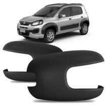 Par Capa Retrovisor Uno 2015 a 2023 Com Furo Pisca