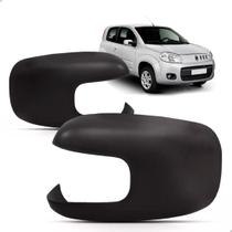 Par capa retrovisor uno way 2010 a 2015 preta