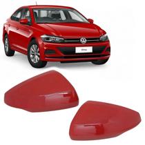 Par Capa Retrovisor Virtus 2018 2019 Vermelho Tornado Original Par Capa Retrovisor Virtus 2018 2019 Vermelho Tornado Original