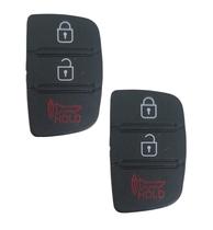Par capa telecomando borracha controle hyundai hb20 hb20x