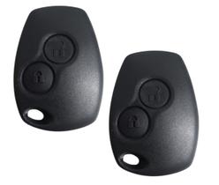 Par capa telecomando renault logan sandero duster 2 botões