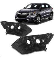 Par Carcaça Farol Dianteiro para Honda Hrv 2019 a 2021 Par Carcaça Farol Dianteiro para Honda Hrv 2019 a 2021
