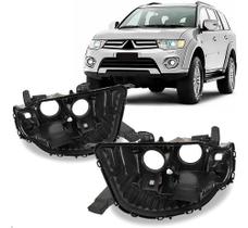 Par Carcaça Farol Pajero Dakar 2009 A 2014 C/ Regulador