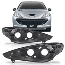 Par carcaca farol peugeot 207 2009 2010 2011 2012 2013 Par carcaca farol peugeot 207 2009 2010 2011 2012 2013