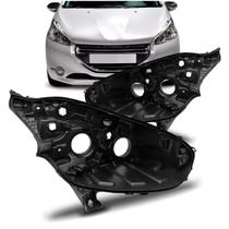 Par Carcaca Farol Peugeot 208 2012 a 2016BR Par Carcaca Farol Peugeot 208 2012 a 2016BR