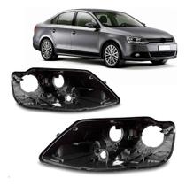 Par Carcaça Farol Vw Jetta 2011 2012 2013 2014 2015 A 2018