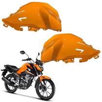 Par carenagem capa do tanque honda cg titan 160 laranja bedouin 2025 2026 paramotos honda